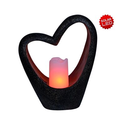 Lampe solaire décorative LED "Coeur"