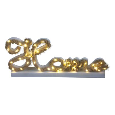 Lampada da tavolo decorativa a LED "Home" h: 20cm