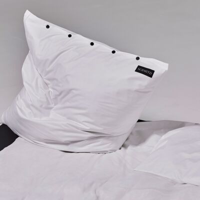 Moire Dream Pillow - white - 80 x 80