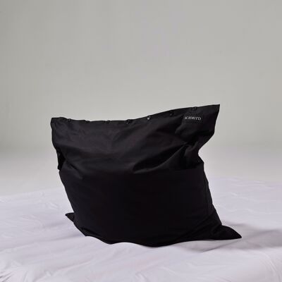 Moiré Dream Pillow  - black - 80 x 80