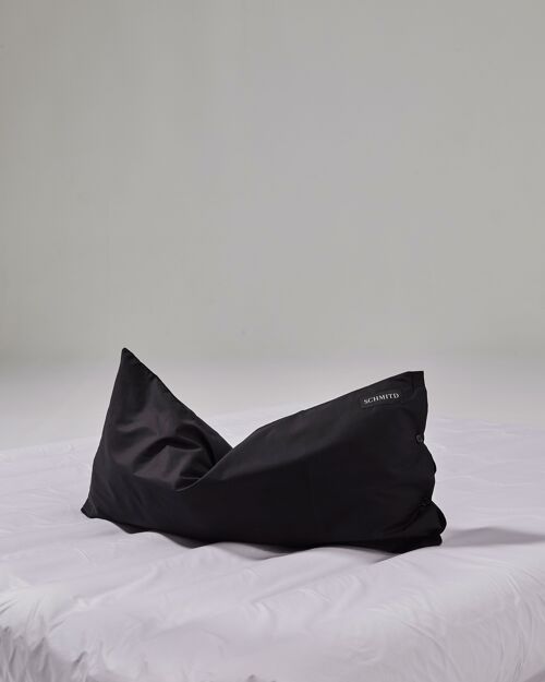 Moiré Dream Pillow  - black - 80 x 40