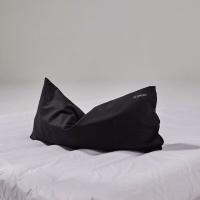 Moiré Dream Pillow  - black - 80 x 40
