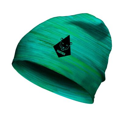 Bonnet polaire vert panthère