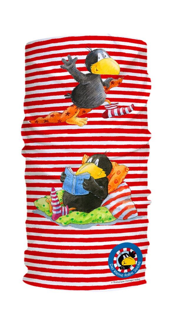 Pañuelo de tubo con calcetín little raven