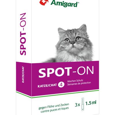 Boîte pour chat Amigard spot-on 3 x 1,5 ml