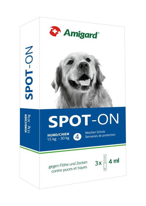 Amigard Spot-on Hunde >15 Kg Schachtel, 3 x 4 ml