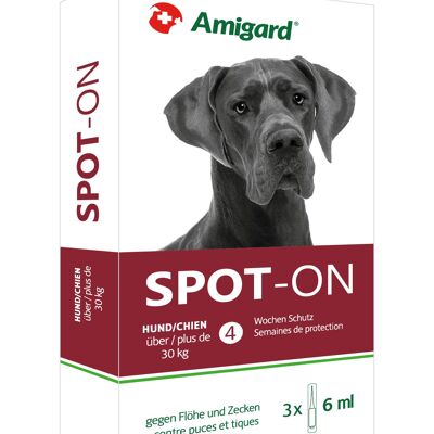 Amigard spot-on perros> 30 kg caja 3 x 6 ml