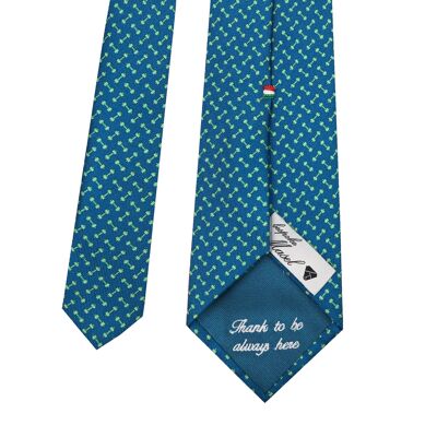 Cravate personnalisée, modèle de remerciement