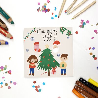 Pack de 25 carnets de coloriage et d'activités sur le thème des fêtes de fin d'année
