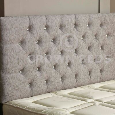 Chesterfield Chenille Headboard 26 inches high