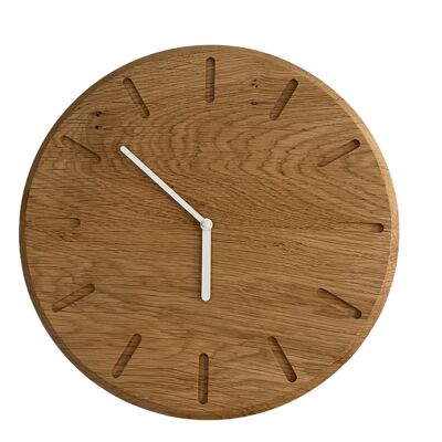 Wanduhr 'Baghira' aus Eiche Holz