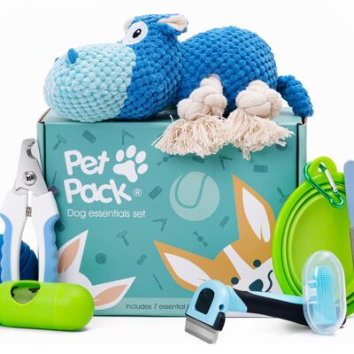 Pet Pack Dog Essentials Set - Ideal Puppy Starter Kit