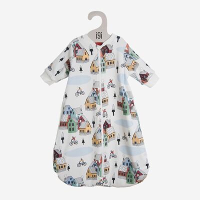 Saco de dormir reversible, Cold City - 0/6 meses, 56/68 cm