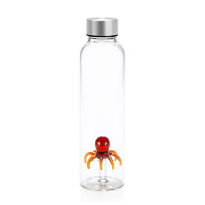Flasche, Octopus, 0,5 l, Borosilikat