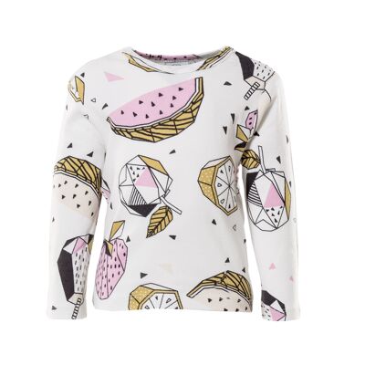 Langarm T-Shirt Cubic Fruits