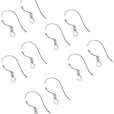 10 925 silver hooks creation of DIY earrings