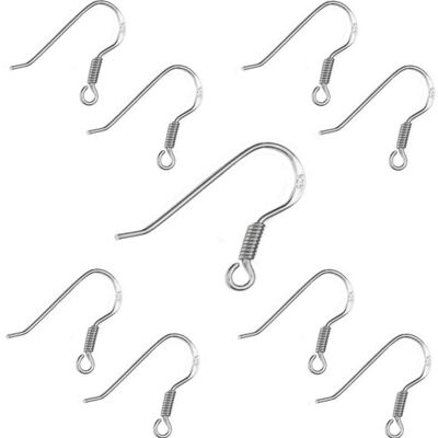 20 925 silver hooks creation of DIY earrings