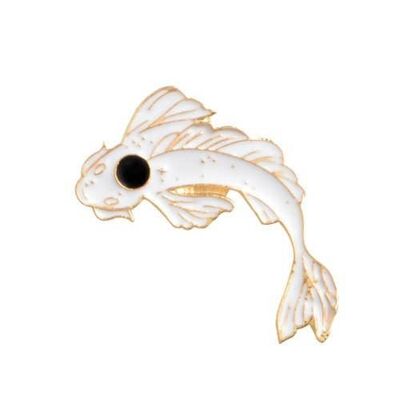 Japanese koi brooch to accumulate in stacking