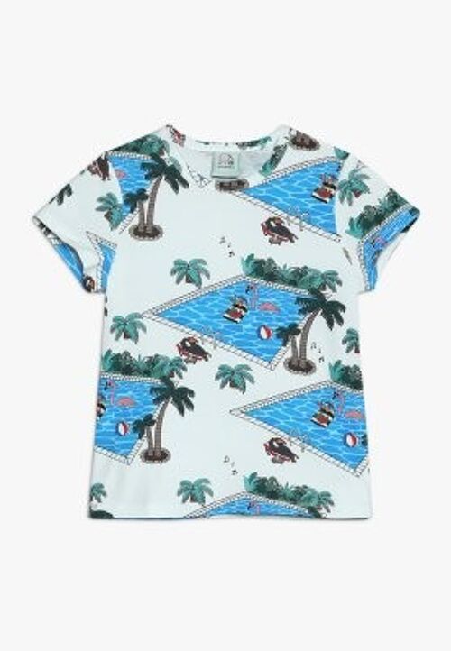 Short Sleeve T-shirt, Pool Party