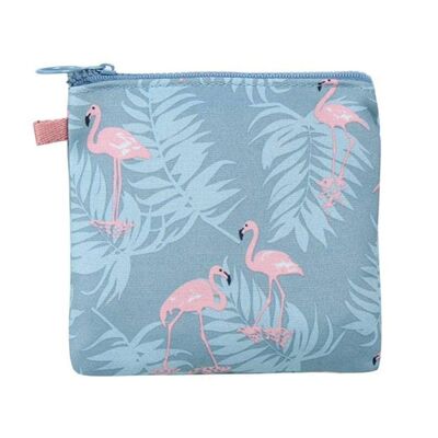 Pink flamingo make-up handbag toiletry bag