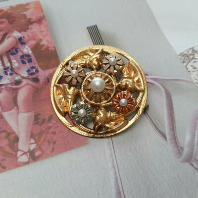 Vintage authentique broche ancienne