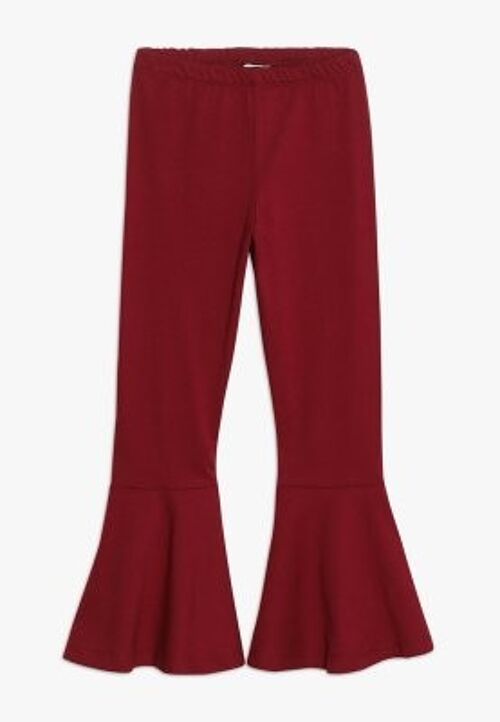 Frill Pants, Bordeaux