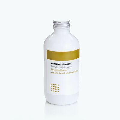 Botanical Blend Organic Body Moisturiser - 235ml body lotion (glass bottle without pump)