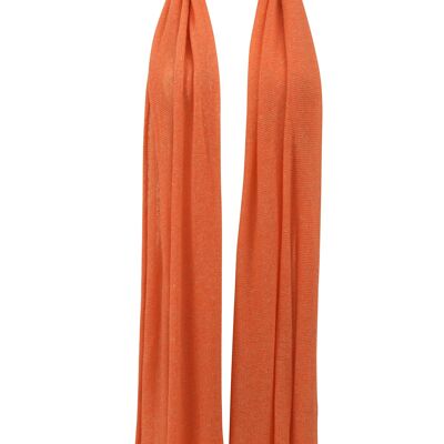 Stole 200x60cm 58% cashmere 42% linen - Coral