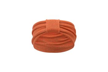 Headband 58% cachemire 42% lin - Corail