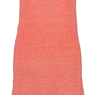 Robe 58% cachemire 42% lin - Corail