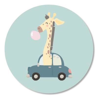 Sticker 'Boho' Giraf 50mm