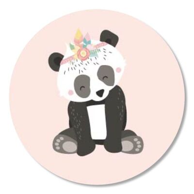 Sticker 'Boho' Panda 50mm