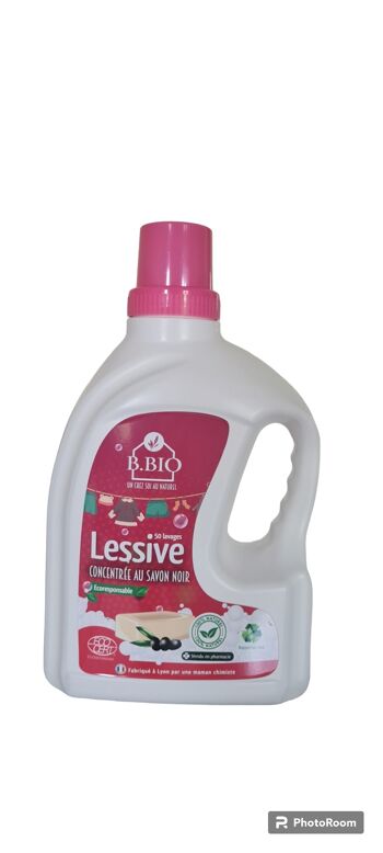 Lessive concentrée au Savon noir BIO 2L