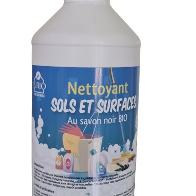 Producto para suelos y superficies con jabón negro 1L