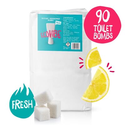 90 Toilettenbomben - Zitrone