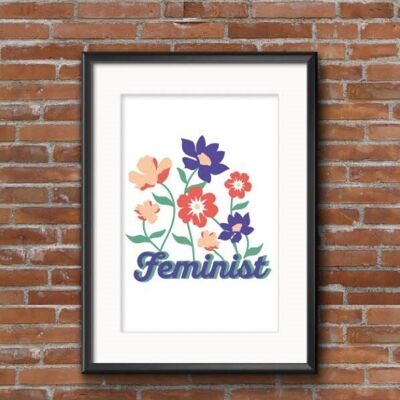 Kunstdruck Feministische Siebdruck