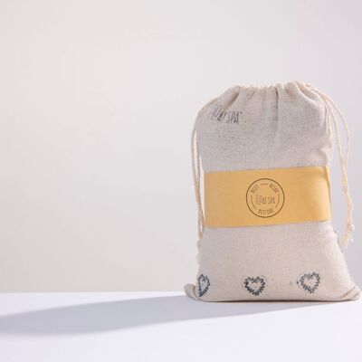 Bath tea bag with Lemongrass Epsom salts and Marigold Flowers - Large - 800g