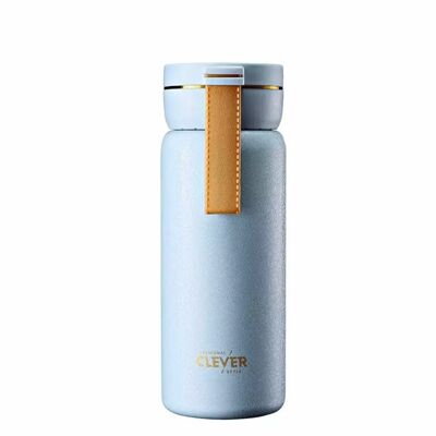 Clever Drinking Bottle With Tea Strainer in Gift Box 400 ML Blue