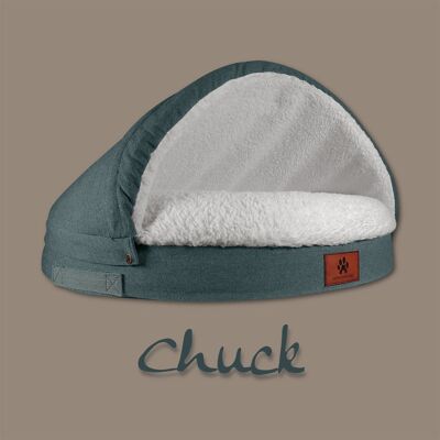 Juego de fundas de cambio (colchón y techo) - fundas de cambio "Chuck" (gris hielo)