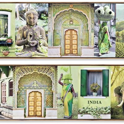 PICTURE LENZO PS 120X2,3X40 INDIA FRAME 2 ASSORTED. CU170520