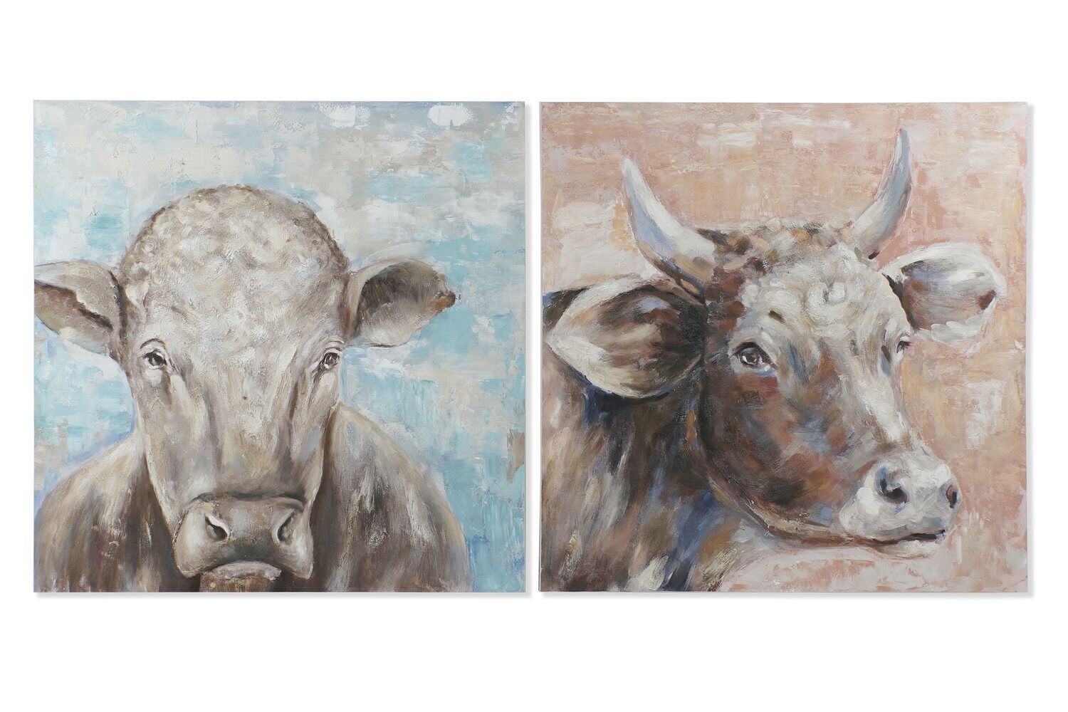 KIEFER LEINWANDBILD 100X3,5X100 KUH 2 SORTIERT. CU176959