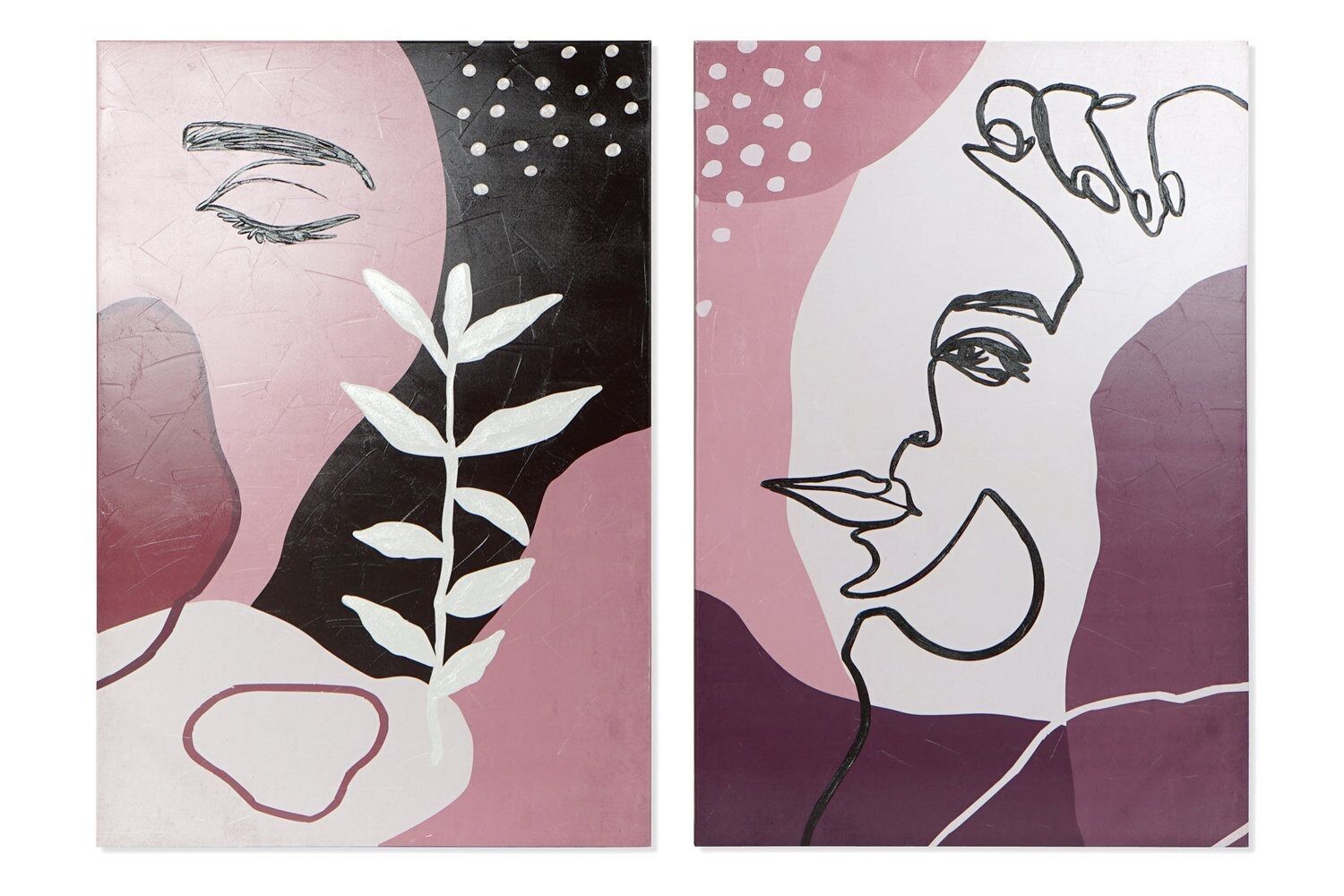 MALEREI LEINWAND BILD 80X3X120 ABSTRAKT 2 SORTIERT. CU179142