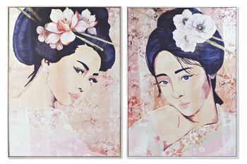 TABLEAU PS TOILE 103.5X4.5X144 GEISHA 2 ASSORTIS. CU179961 1