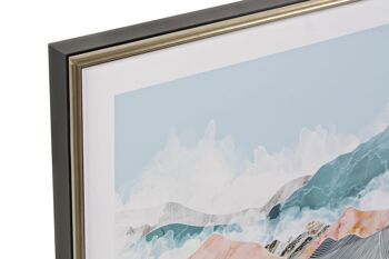 IMAGE EN VERRE MDF 70X4X70 MONTAGNES 3 ASSORTIS. CU180435 2