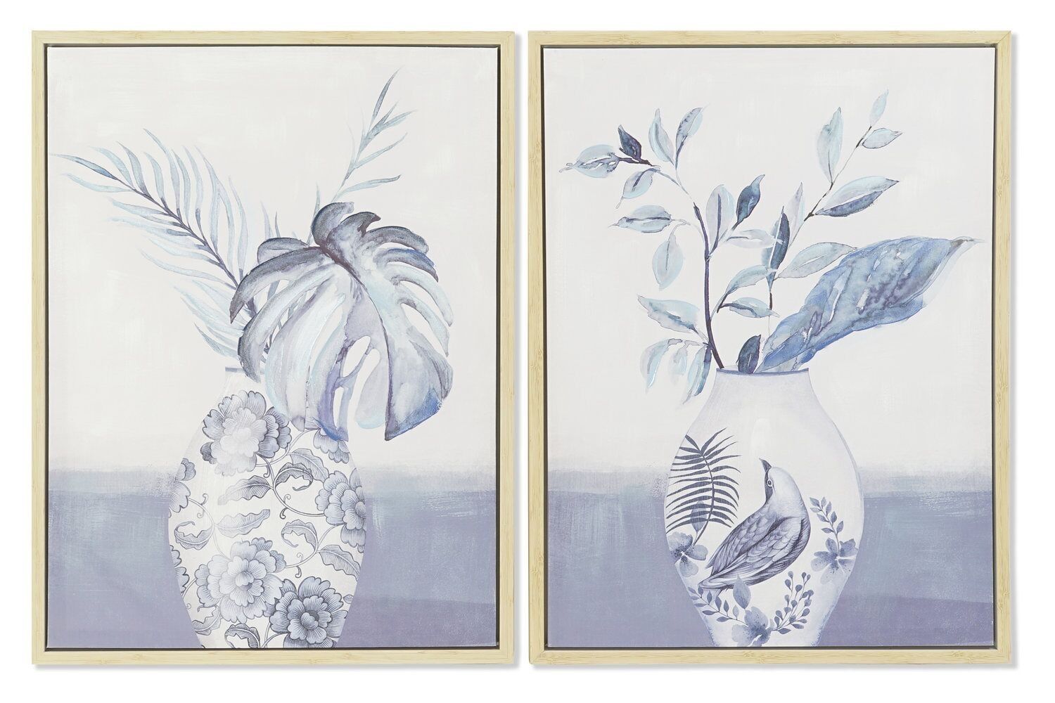 QUADRO TELA PS 60X4X80 VASO CON CORNICE 2 ASSORTIMENTI. CU181684