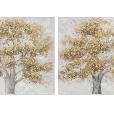 KIEFER LEINWANDBILD 100X3,8X100 BAUM 2 SORTIERT. CU184908