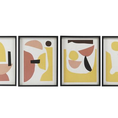 MDF GLASS PICTURE 40X2,5X50 ABSTRACT 4 ASSORTMENTS. CU185209