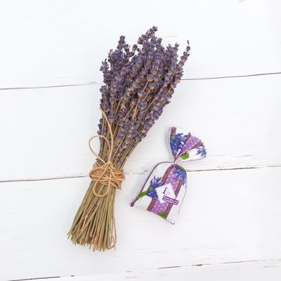 Lavendel und Lavandin Einzelner Beutel 18 g Lavendelstoff - kein Zellophan