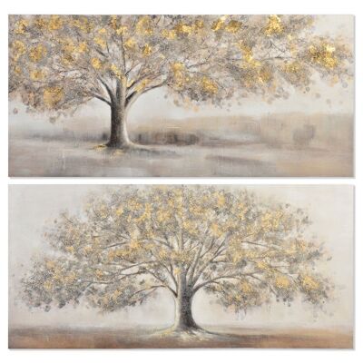 MDF CANVAS PICTURE 150X3.5X70 TREE 2 ASSORTED. CU187371