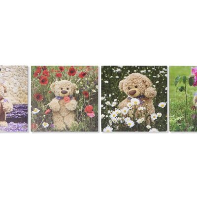 CANVAS PICTURE 28X1,5X28 CANVAS PICTURE PINE BEAR 4 CU187373